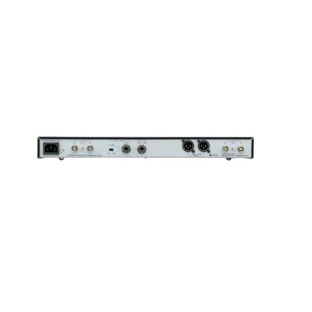 ①TOA ダイバシティワイヤレスチューナーWT-1822 二波用　ユニットなし TOA ティーオーエー WT-1822 ワイヤレスチューナー2CH | JATO online shop