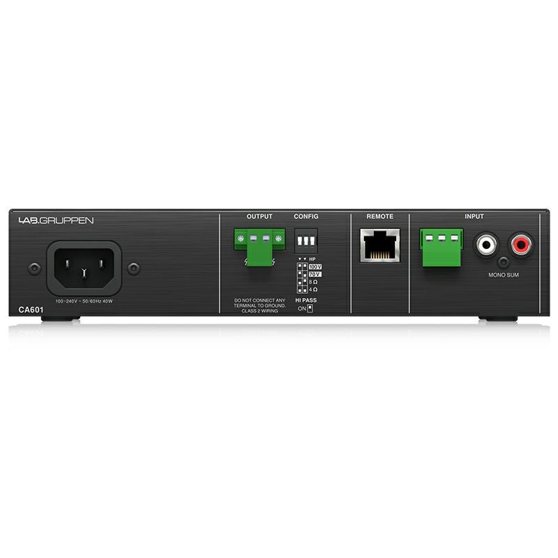 LAB.GRUPPEN ラブグルッペン CA601 1chパワーアンプ 1 x 60W(4Ω,8Ω,70V