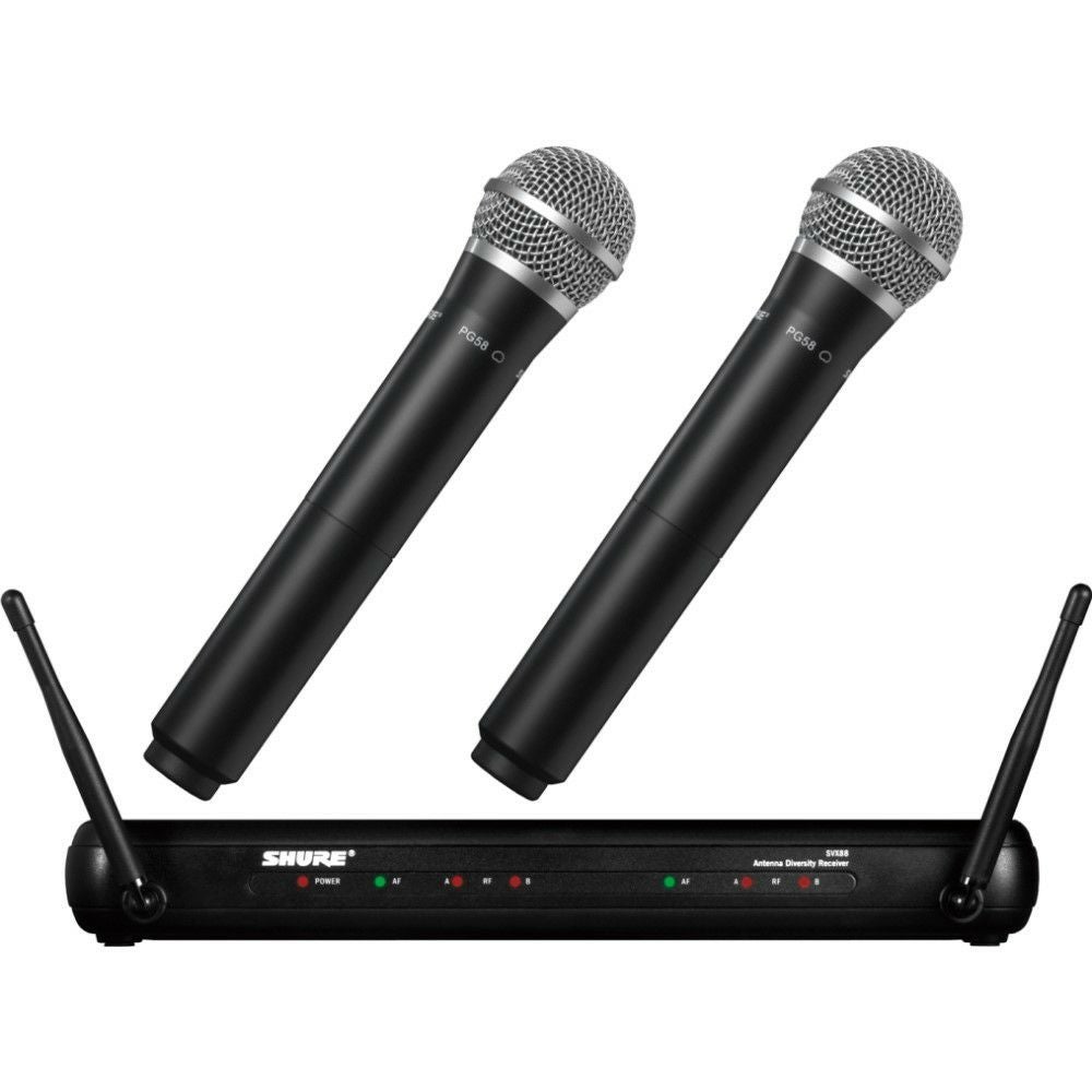 Shure シュアー SVX288/PG58 ワイヤレスマイクシステム | JATO online shop