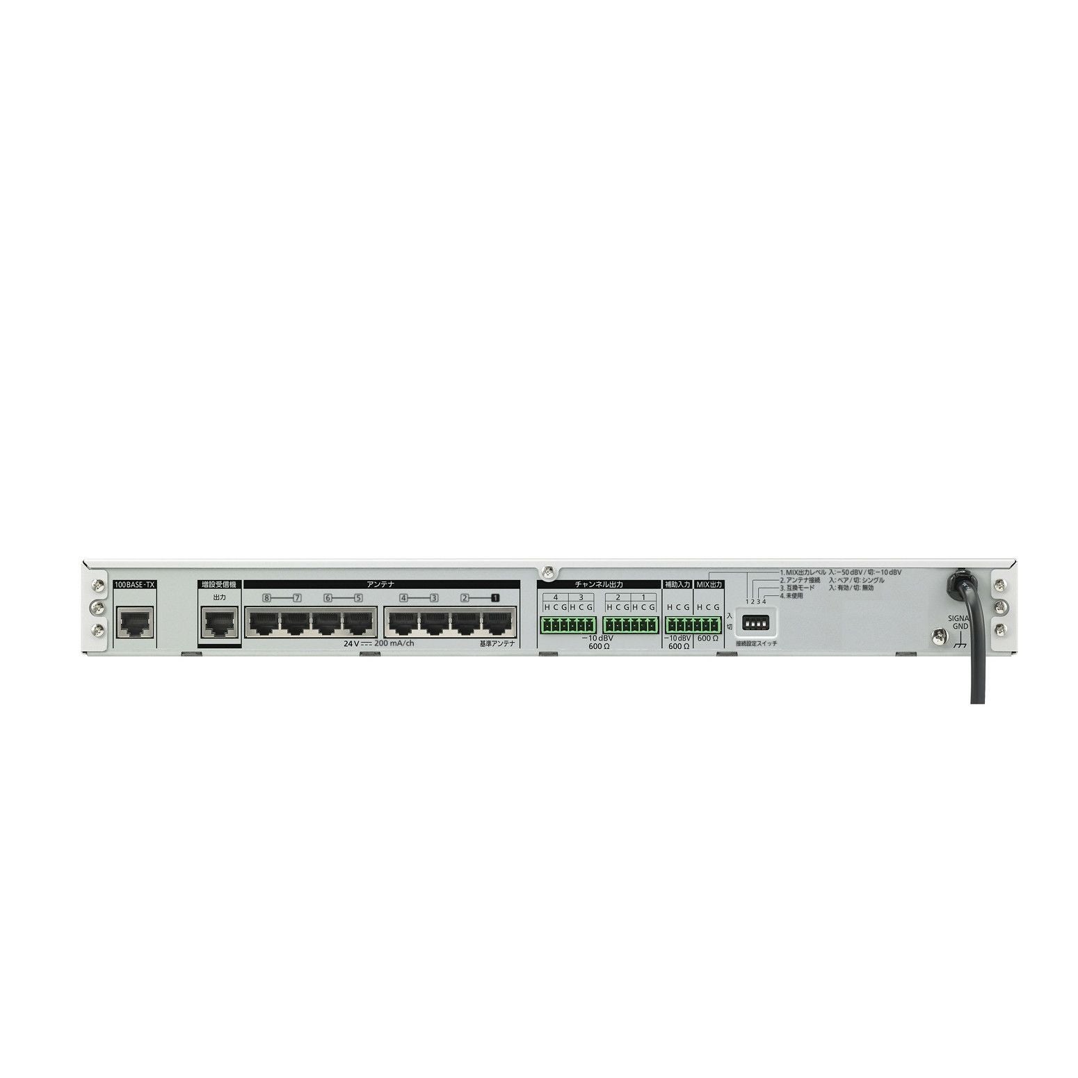 Panasonic パナソニック WX-SR204A ワイヤレス受信機（4ch） | JATO