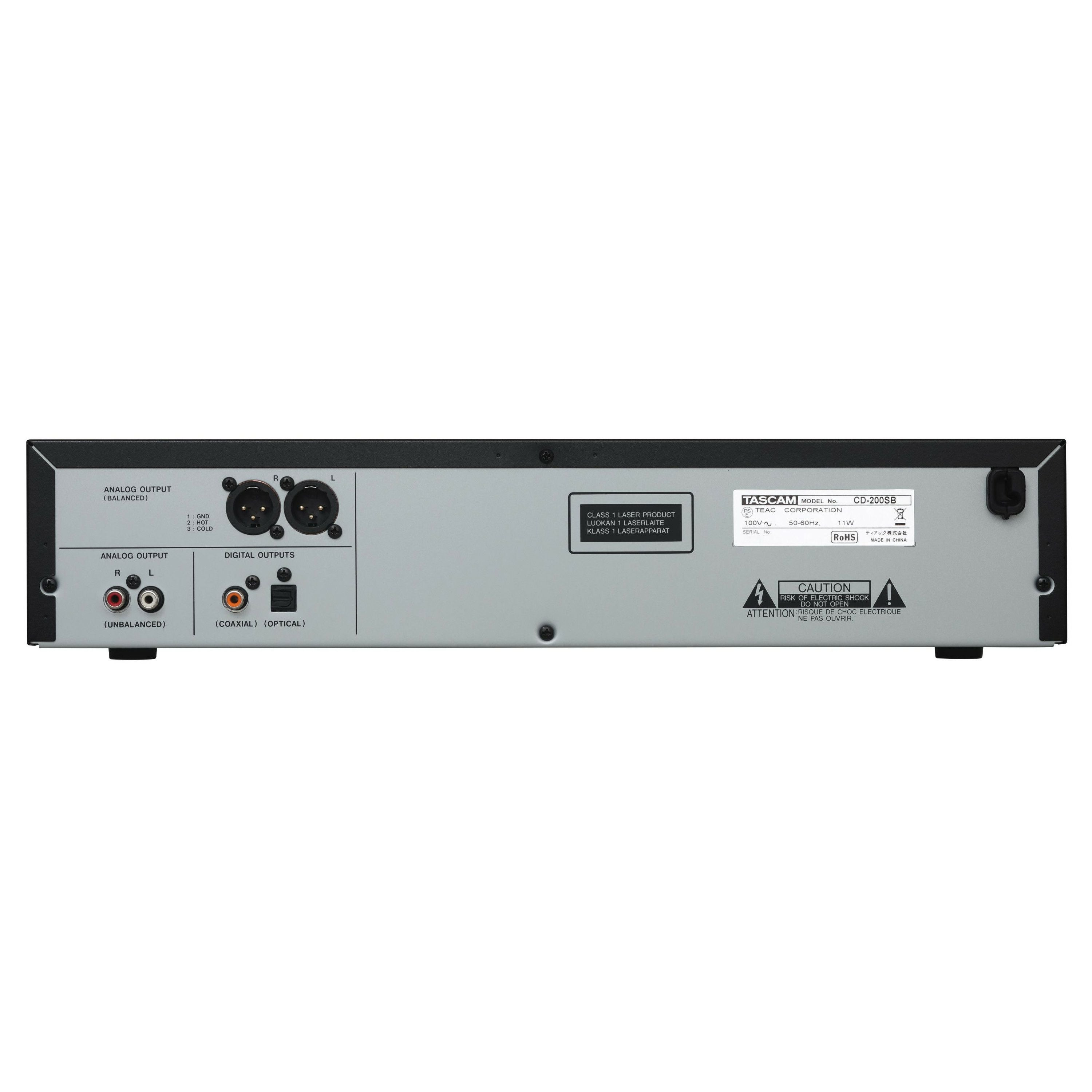 TASCAM タスカム CD-200SB 業務用CDプレーヤー | JATO online shop