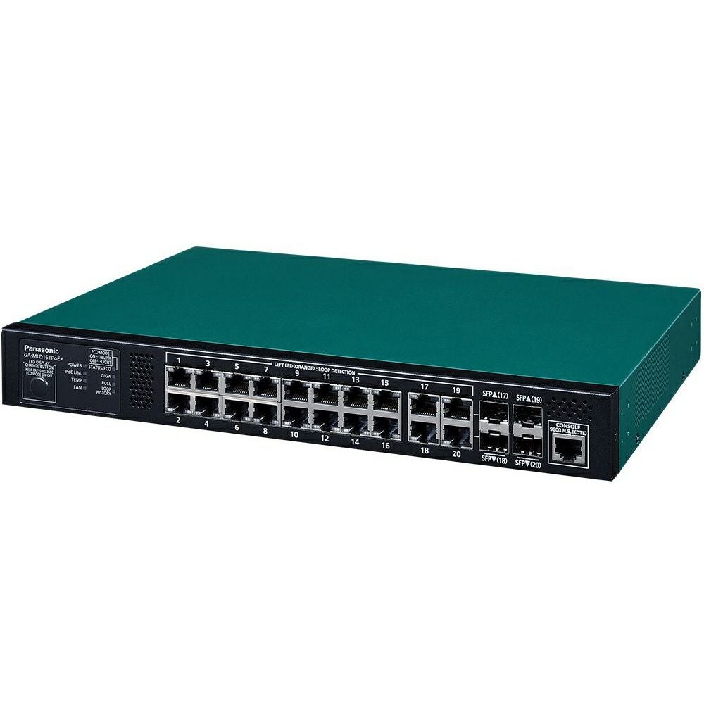 激安　パナソニック GA-ML16TPoE+ スイッチングハブ pn261693 Panasonic パナソニック PN261693 GA-ML16TPoE+ PoEスイッチングHUB