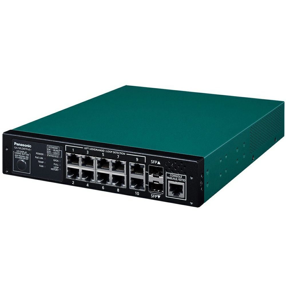 やまちか Panasonic パナソニック PN260893 GA-ML8TPoE+ PoEスイッチングHUB