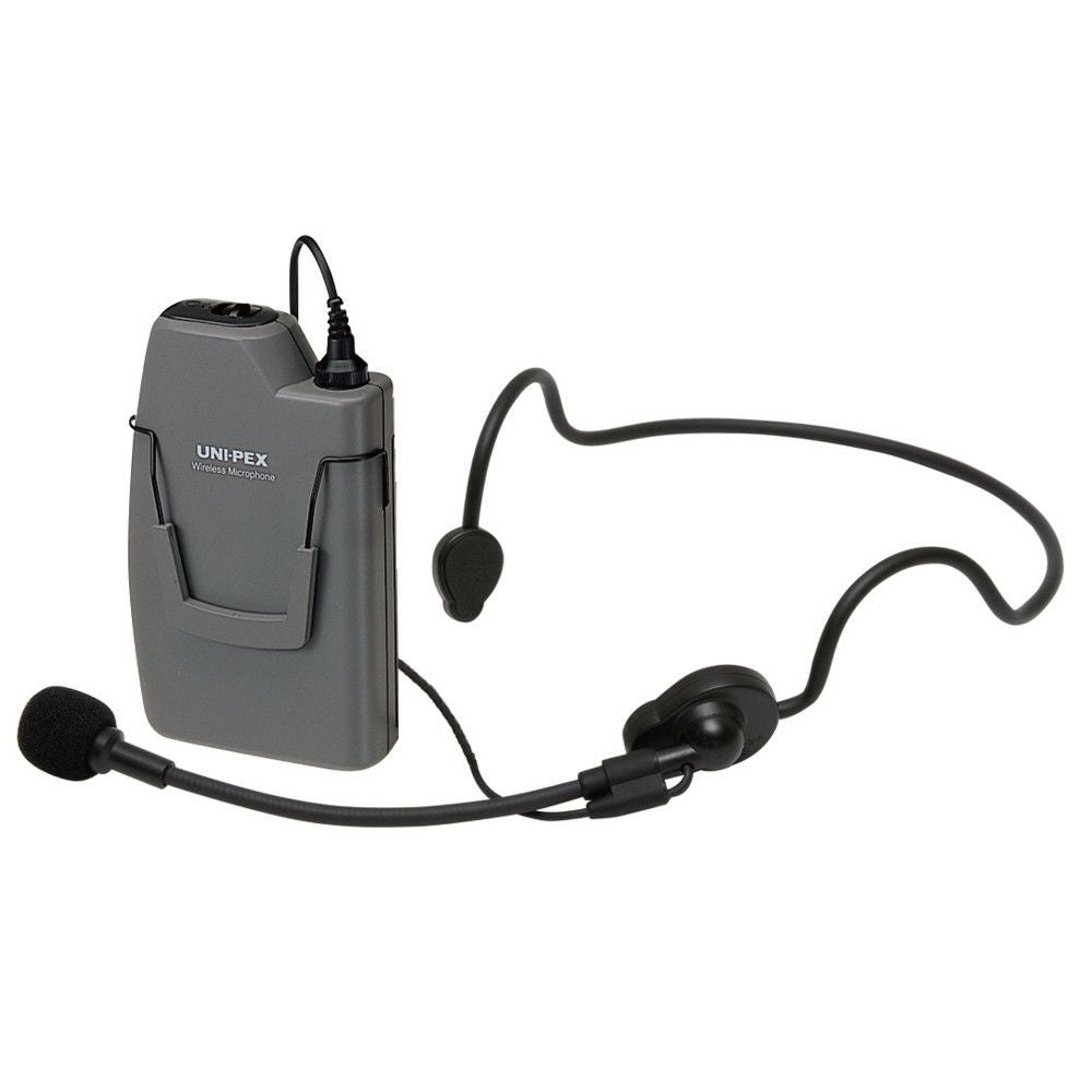 ユニペックスWM-8131 ワイヤレスマイク＆ヘッドセット UNIPEX ユニペックス WM-8131 800MHzワイヤレスマイクロホン(ヘッド